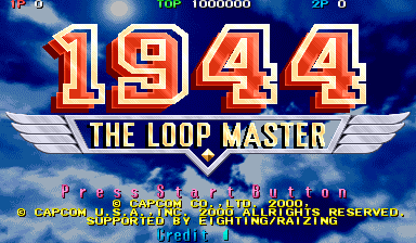 1944: The Loop Master (USA 000620) Title Screen